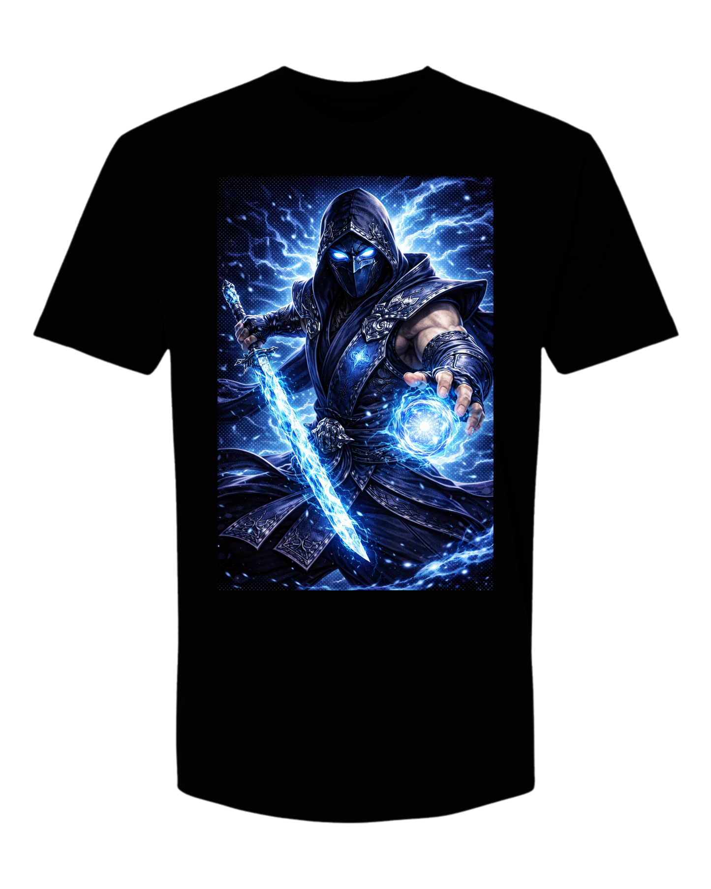 Neon Blue Warrior